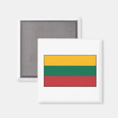 Litouwen - Litouwse vlag Magneet (Voorkant / Achterkant)