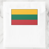 Litouwen - Litouwse vlag Rechthoekige Sticker (Tas)