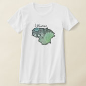 Litouwen mandala t-shirt (Laagn)