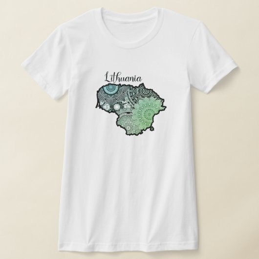 Litouwen mandala t-shirt (Laagn)