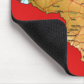 Litouwen Map Mousepad Muismat (Hoek)