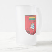 Litouwen Matglas Bierpul (Voorkant rechts)