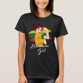 Litouwen Meisje, vrouwen litouwen T-shirt