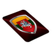 Litouwen Metallic Emblem Magneet (Rechterzijde)