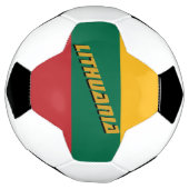 Litouwen Patriottisch Football en Litouwse vlag Voetbal (Gedraaid)