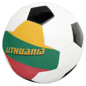 Litouwen Patriottisch Football en Litouwse vlag Voetbal (Drie kwart)