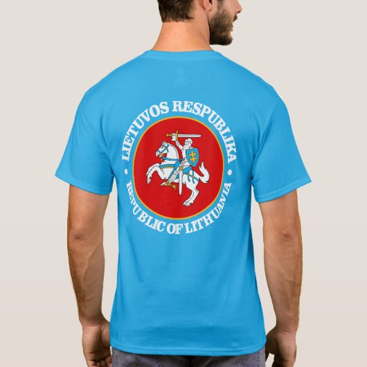 Litouwen (rd) t-shirt (Achterkant)