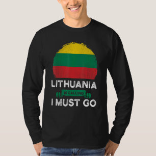 Litouwen roept op tot het Litouwse erfgoed T-shirt