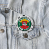 Litouwen Round Emblem Ronde Button 7,6 Cm (In situ)