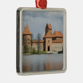 Litouwen, Trakai. Eiland Kasteel 2 Metalen Ornament (Rechts)