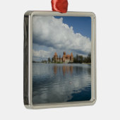 Litouwen, Trakai. Eiland Kasteel Metalen Ornament (Rechts)