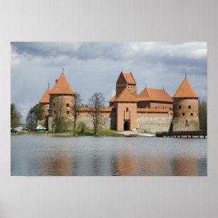 Litouwen, Trakai. Eilandkasteel 2 Poster