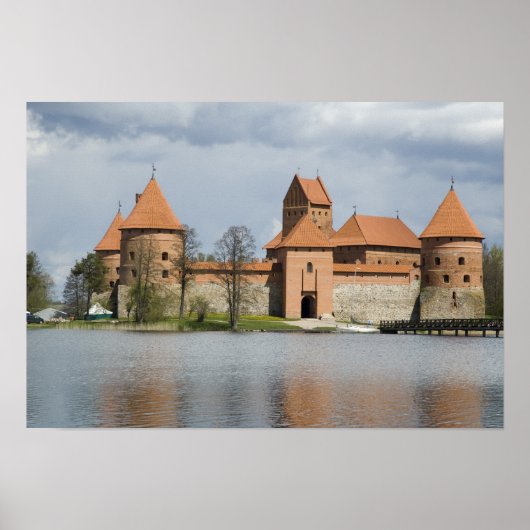 Litouwen, Trakai. Eilandkasteel 2 Poster (Voorkant)