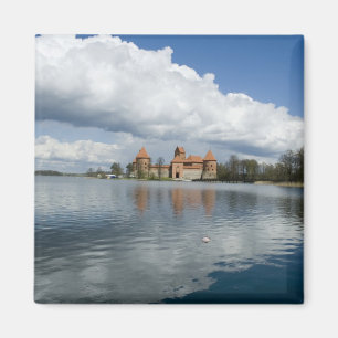 Litouwen, Trakai. Eilandkasteel Magneet