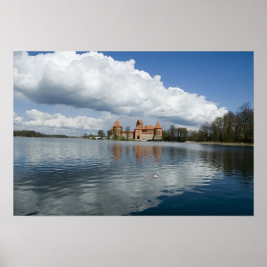 Litouwen, Trakai. Eilandkasteel Poster (Voorkant)
