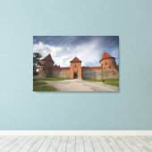 Litouwen, Trakai, Trakai Historisch Nationaal 4 Canvas Afdruk (Insitu (Houten vloer))
