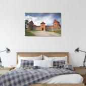 Litouwen, Trakai, Trakai Historisch Nationaal 4 Canvas Afdruk (Insitu (Slaapkamer))