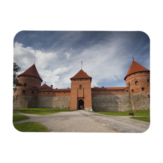 Litouwen, Trakai, Trakai Historisch Nationaal 4 Magneet (Horizontaal)