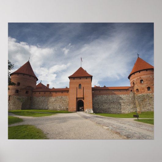 Litouwen, Trakai, Trakai Historisch Nationaal 4 Poster (Voorkant)