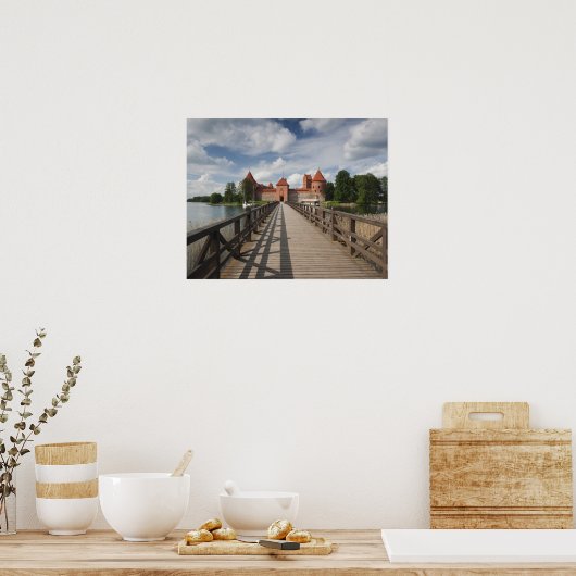 Litouwen, Trakai, Trakai Historisch Nationaal Poster (Keuken)