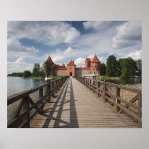 Litouwen, Trakai, Trakai Historisch Nationaal Poster
