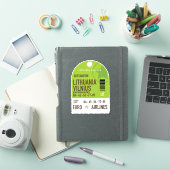 Litouwen Vilnius vliegticket Sticker (iPad Cover)