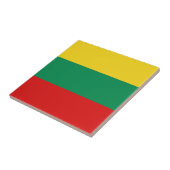 Litouwen Vlag Keramische Tegels Tegeltje (Zijkant)