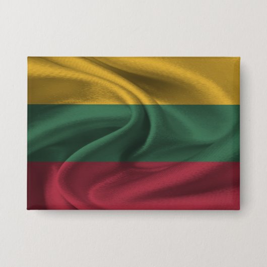 Litouwen Vlag Knop Button (Voorkant)