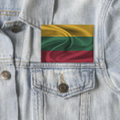 Litouwen Vlag Knop Button (Insitu)