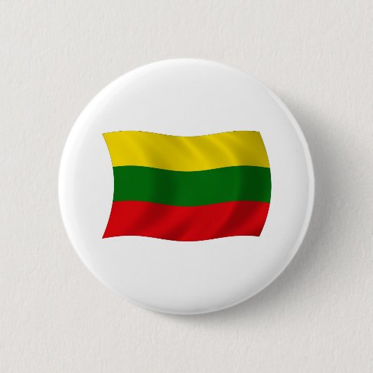 Litouwen Vlag Knop Ronde Button 5,7 Cm (Voorkant)