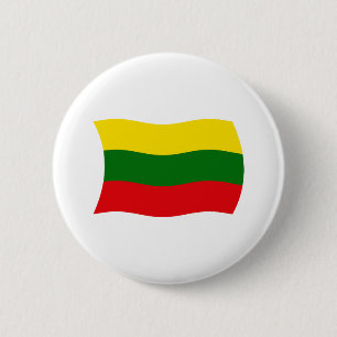 Litouwen Vlag Knop Ronde Button 5,7 Cm