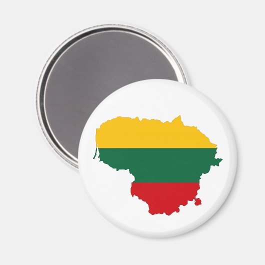 litouwen vlag : modelsymbool magneet (Voorkant / Achterkant)