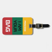 Litouwen & Vlag - reizen / gepersonaliseerde tas Bagagelabel (Voorkant horizontaal)