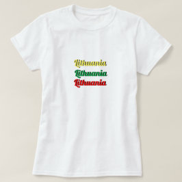 Litouwen vrouwen t-shirt