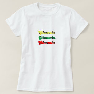 Litouwen vrouwen t-shirt