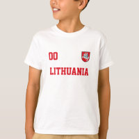 Litouwen Wapennaam&nummer Football Kinder