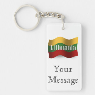 Litouwen Waving Flag Sleutelhanger