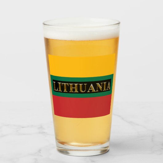 LITOUWS BIERGLAS GLAS (Voorkant gevuld)