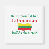 Litouws bouwt karakter magneet (Voorkant)