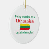 Litouws bouwtekenmerk keramisch ornament (Rechts)