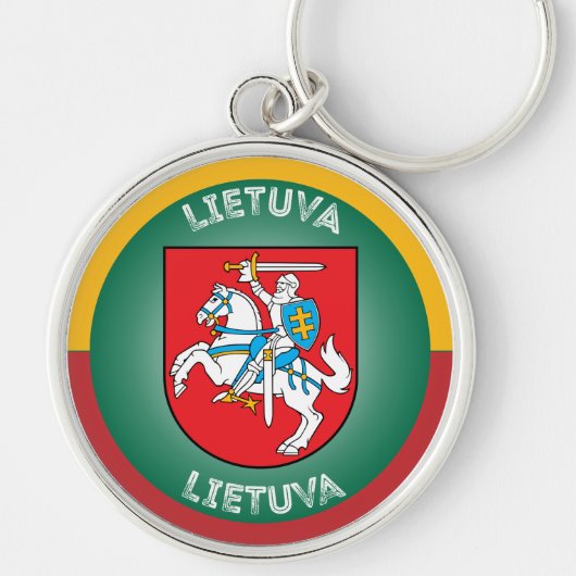 Litouws Erfgoed Embleem Sleutelhanger (Voorkant)