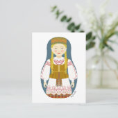 Litouws Matryoshka-Briefkaart Briefkaart (Staand voorkant)