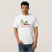 Litouws meisje Silhouette vlag T-shirt (Voorkant volledig)