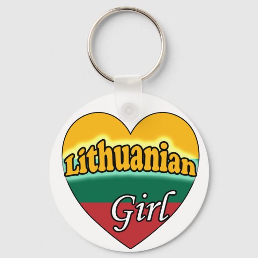 Litouws meisje sleutelhanger (Voorkant)