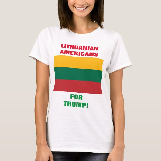 LITOUWS VOOR TRUMP! T-SHIRT (Voorkant)