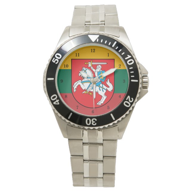 Litouws wapen Vytis Watch Horloge (Voorkant)