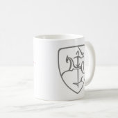 Litouws wapenschild Vytis Coffee / Mok thee (Voorkant rechts)