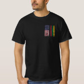 Litouwse Amerikaanse vlag Litouwen Lietuva T-shirt (Voorkant)