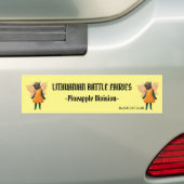 Litouwse Bumpersticker voor gevechtsfairies (Op auto)