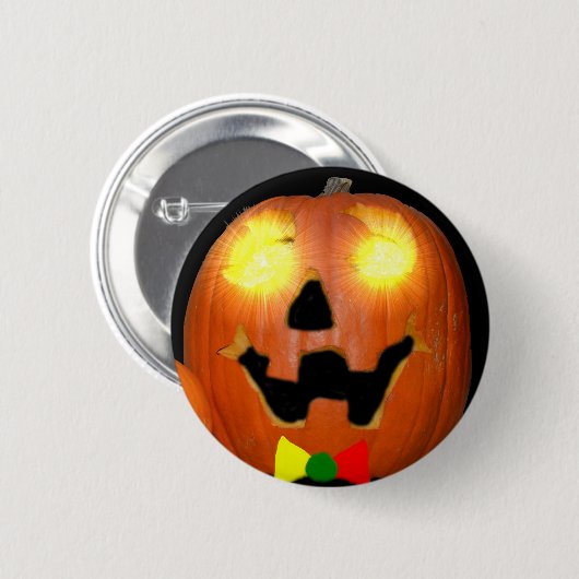 Litouwse Button Halloween Pumpkin (Voorkant /achterkant)